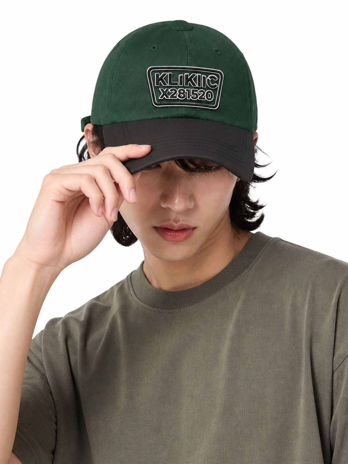 클리킥(KLIKIIC) 소프트 캡 베이직 라인 블랙&그린 SBC-BGB