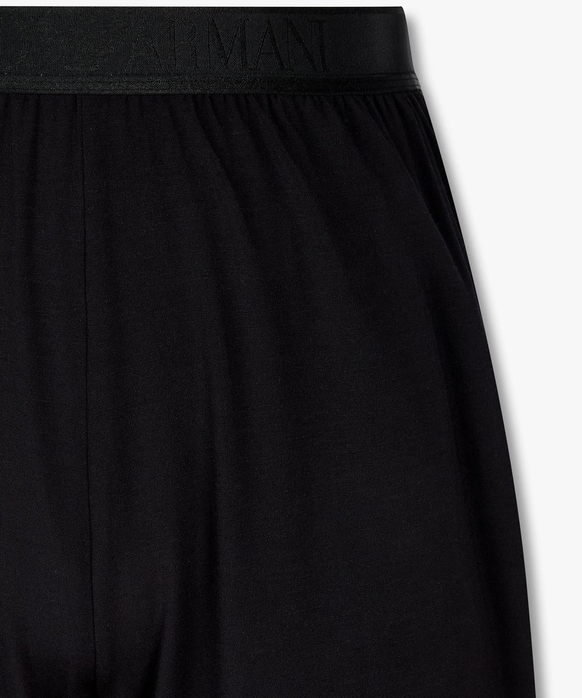 엠포리오 아르마니 언더웨어(EMPORIO ARMANI UNDERWEAR) 남성 레이온 블렌드 라운지 팬츠_블랙 0816332016