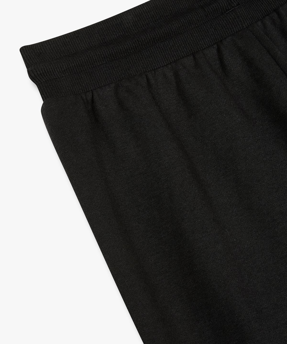 엠포리오 아르마니 언더웨어(EMPORIO ARMANI UNDERWEAR) 남성 자수 로고 라운지 트랙 팬츠_블랙 0816332002