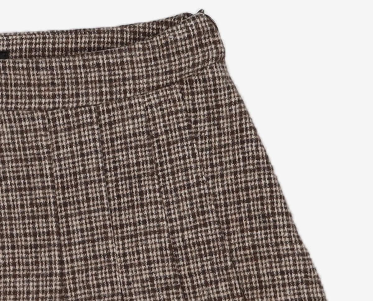 미쏘(MIXXO) 체크 플리츠 미니 스커트 MIWWHCV03G M