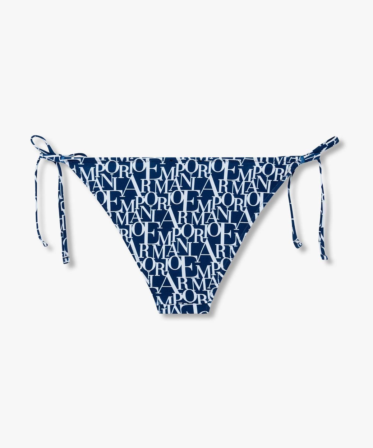 엠포리오 아르마니 언더웨어(EMPORIO ARMANI UNDERWEAR) 여성 올오버 프린트 비키니 세트_블루