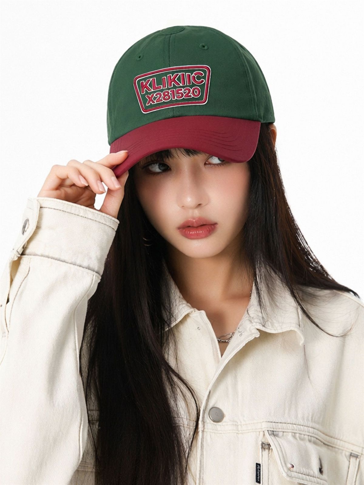 클리킥(KLIKIIC) 소프트 캡 베이직 라인 레드&그린 SBC-RGR