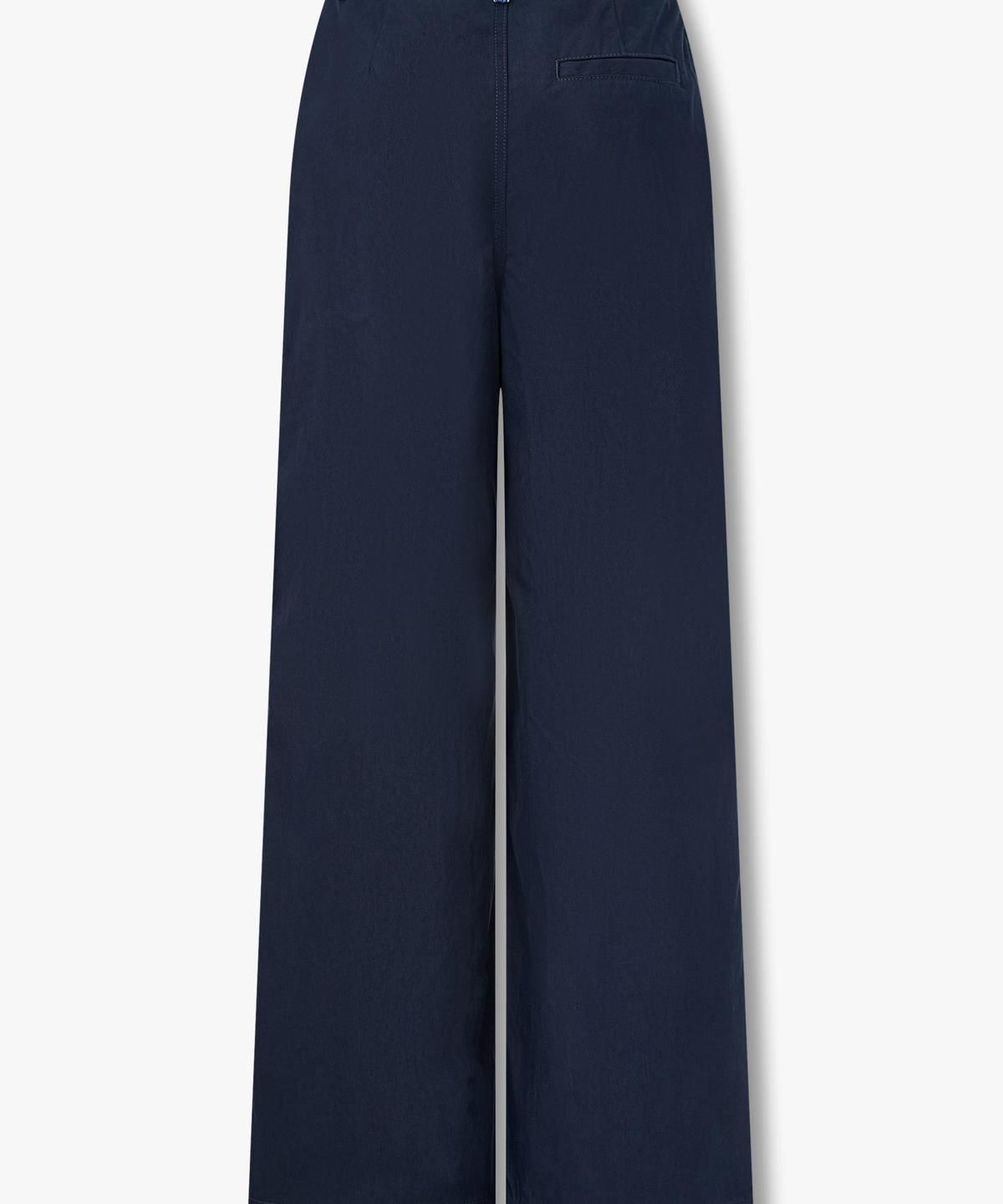 아르마니 익스체인지(ARMANI EXCHANGE) 여성 백 배색 패치 원 턱 데님 팬츠 _블루_A425140509