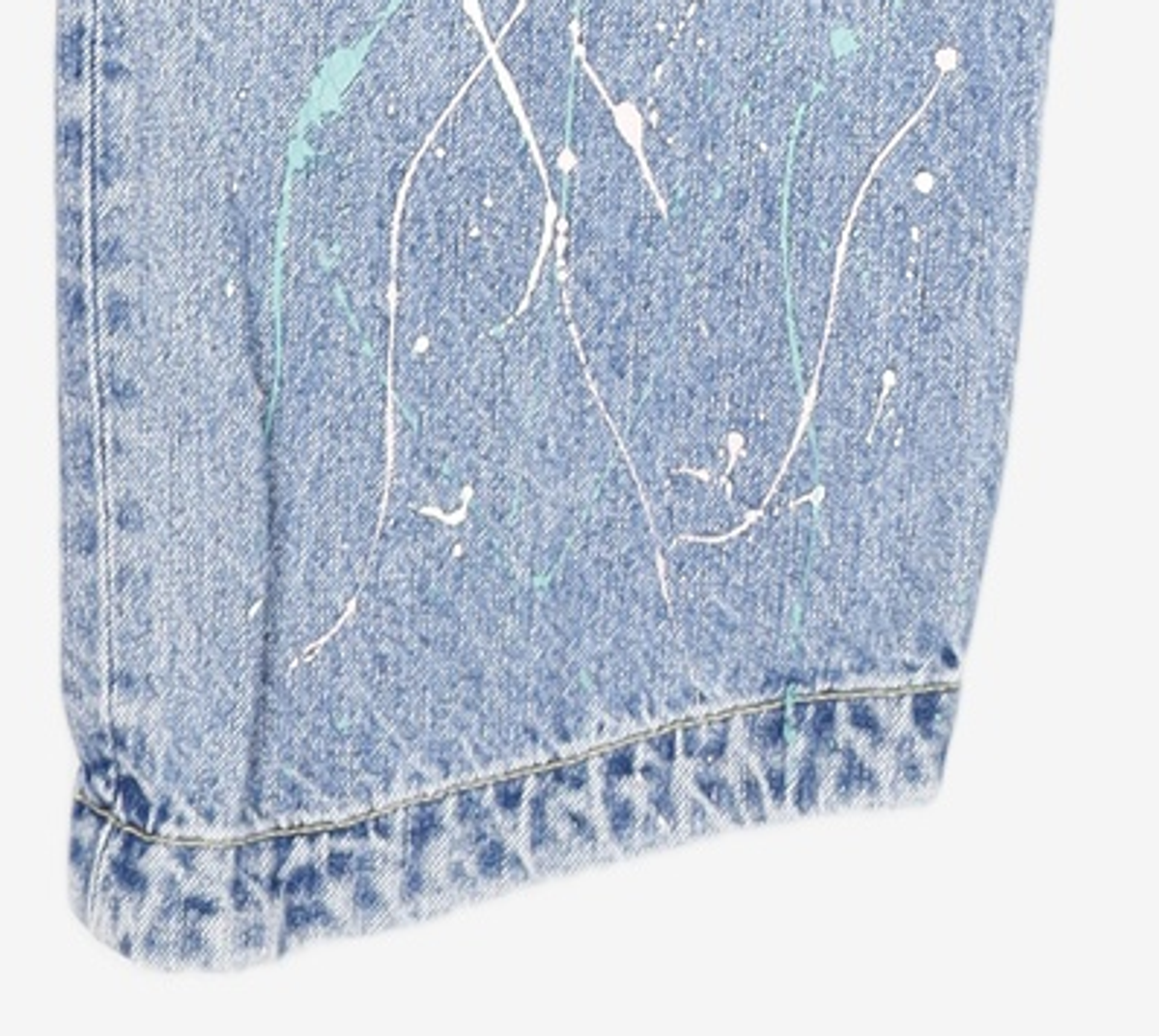 엠엠엘지(MMLG) [Mmlg] S/P WAVE JEANS (WASHED BLUE) M