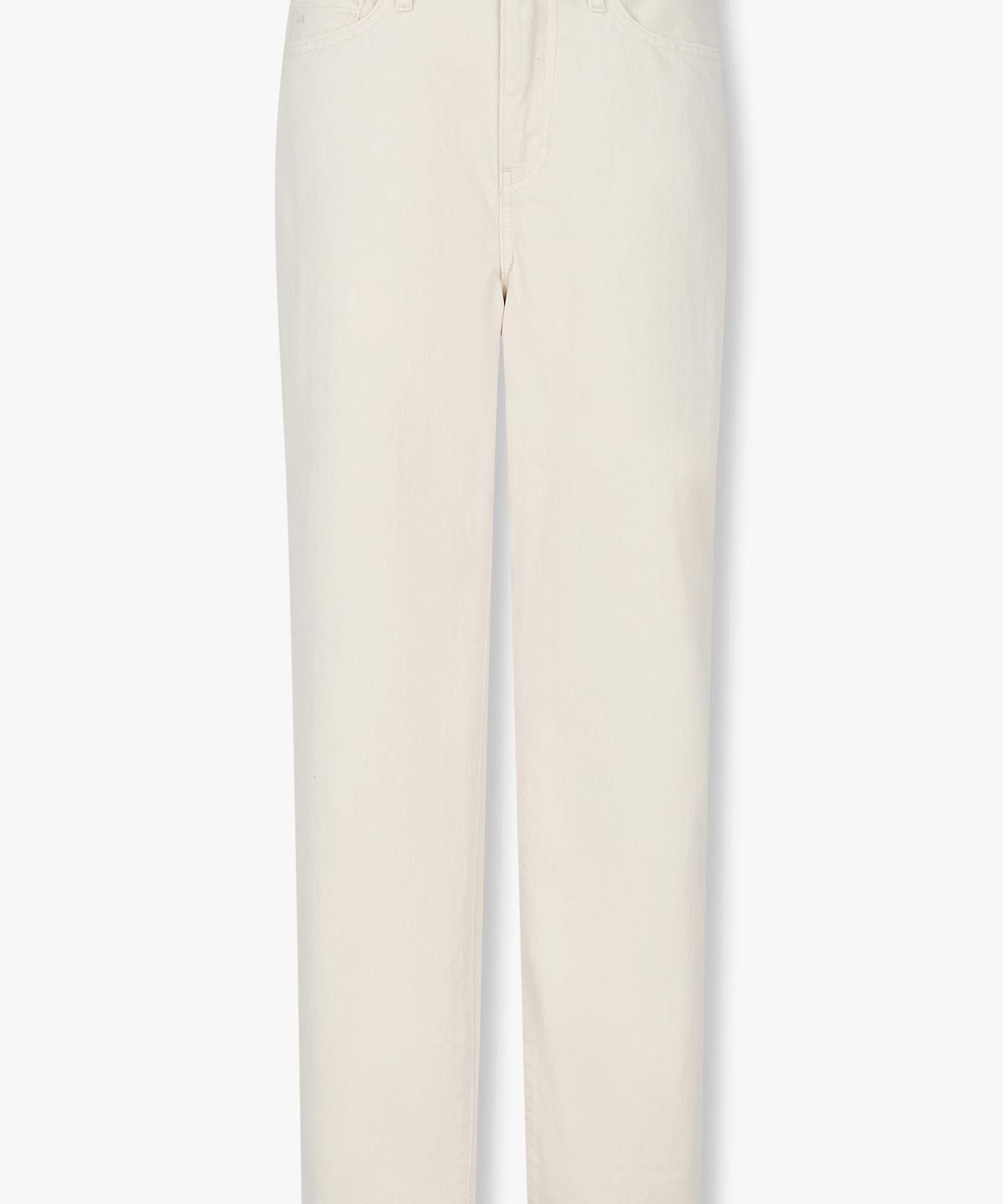 아르마니 익스체인지(ARMANI EXCHANGE) 여성 보이프렌드 크롭 데님 팬츠 _크림_A425340502