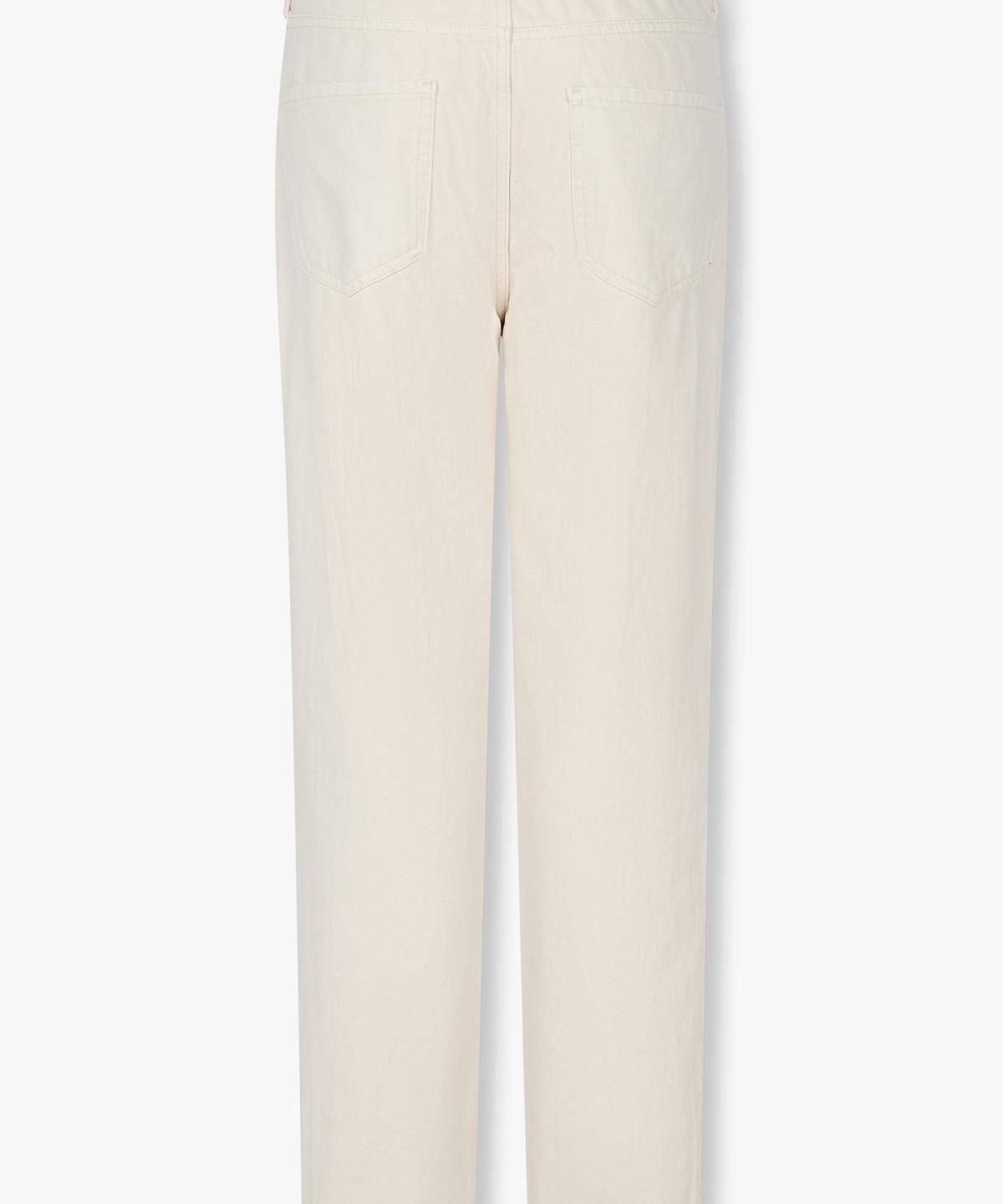 아르마니 익스체인지(ARMANI EXCHANGE) 여성 보이프렌드 크롭 데님 팬츠 _크림_A425340502