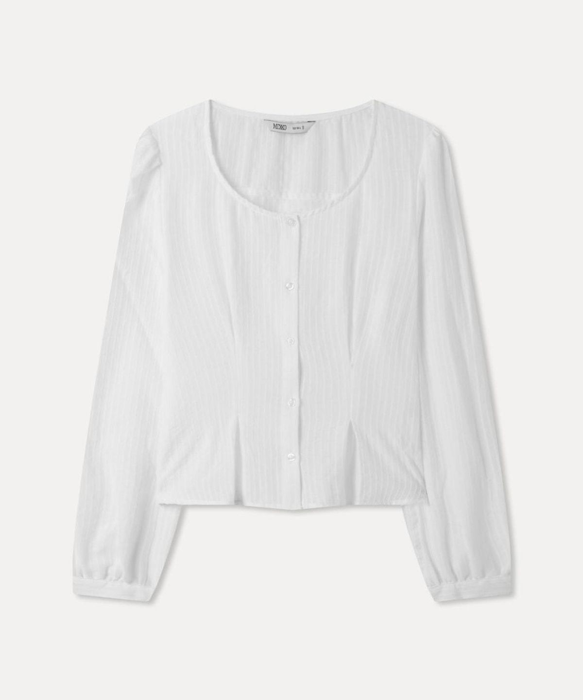 미쏘(MIXXO) 페플럼 블라우스_MIWBLG901G