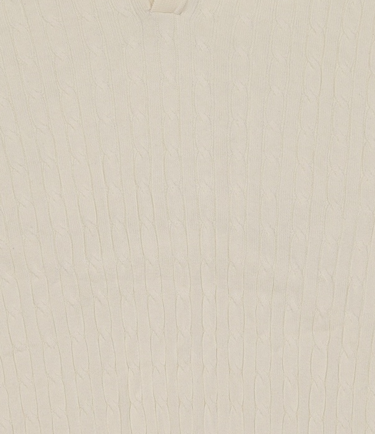 키뮤어(KIIMUIR) 코튼 오픈카라 케이블 하프 니트_5 COLOR XL