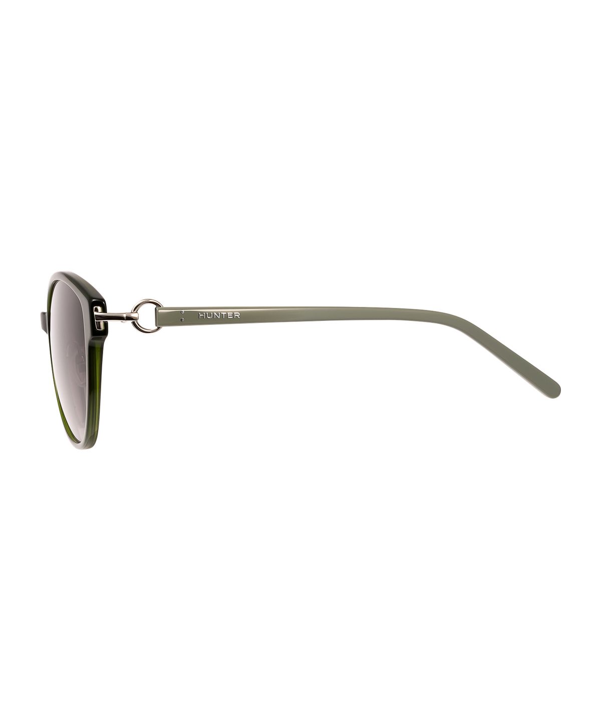 헌터 아이웨어(HUNTEREYEWEAR) [WOMAN] 프론트 앤 템플 주얼리 커넥트 선글라스 - 그린편광 HTB14