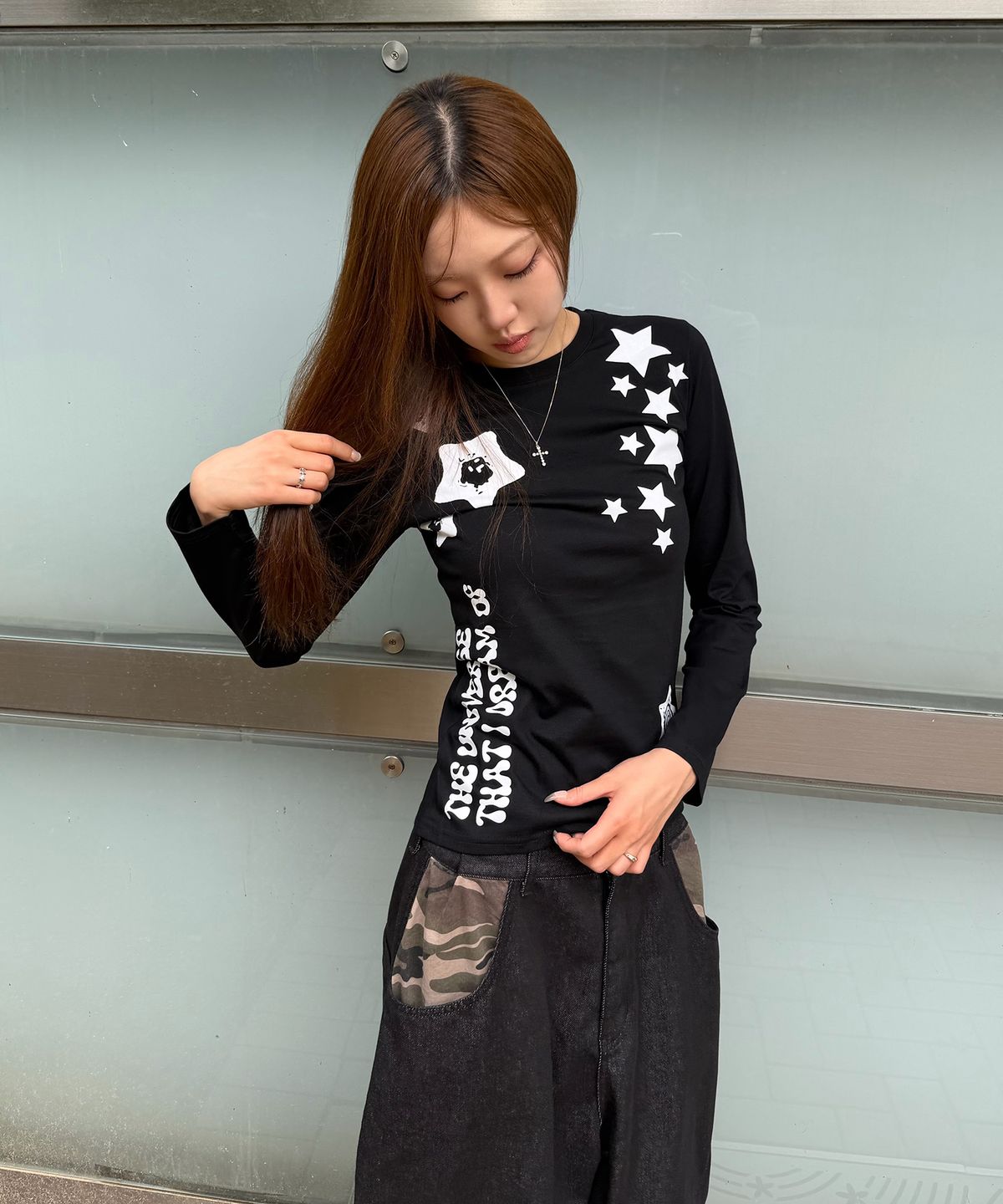 케이케이이이이(KKEEE) 스타 카인드 롱슬리브(2color)