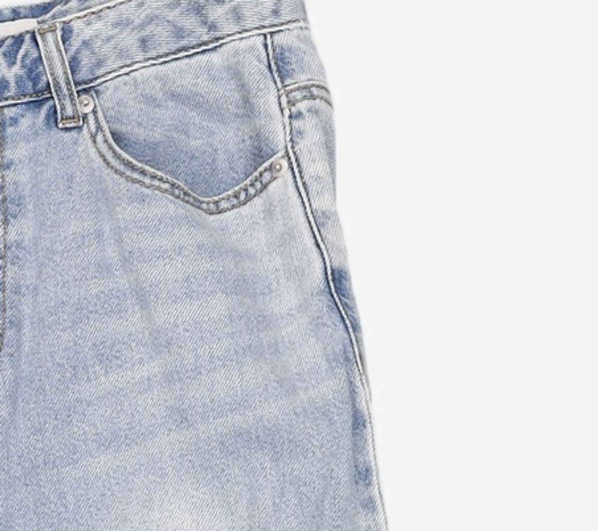 미쏘(MIXXO) 청/데님 팬츠 28