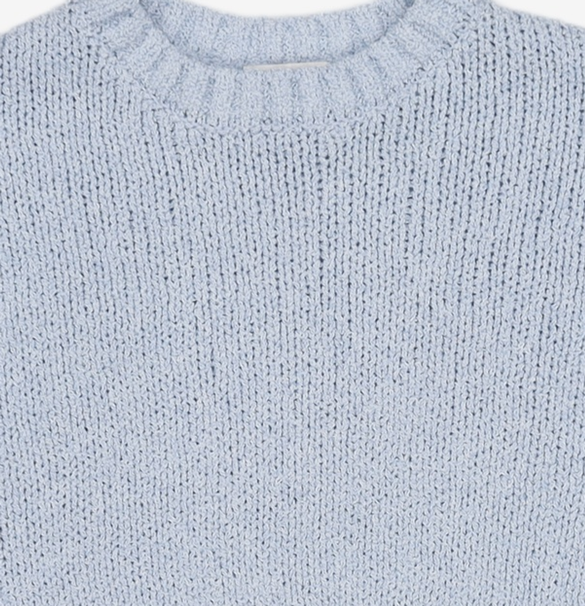 마리떼 프랑소와 저버(MARITHÉ + FRANҪOIS GIRBAUD) W CIRCLE LOGO BOUCLE KNIT blue XL