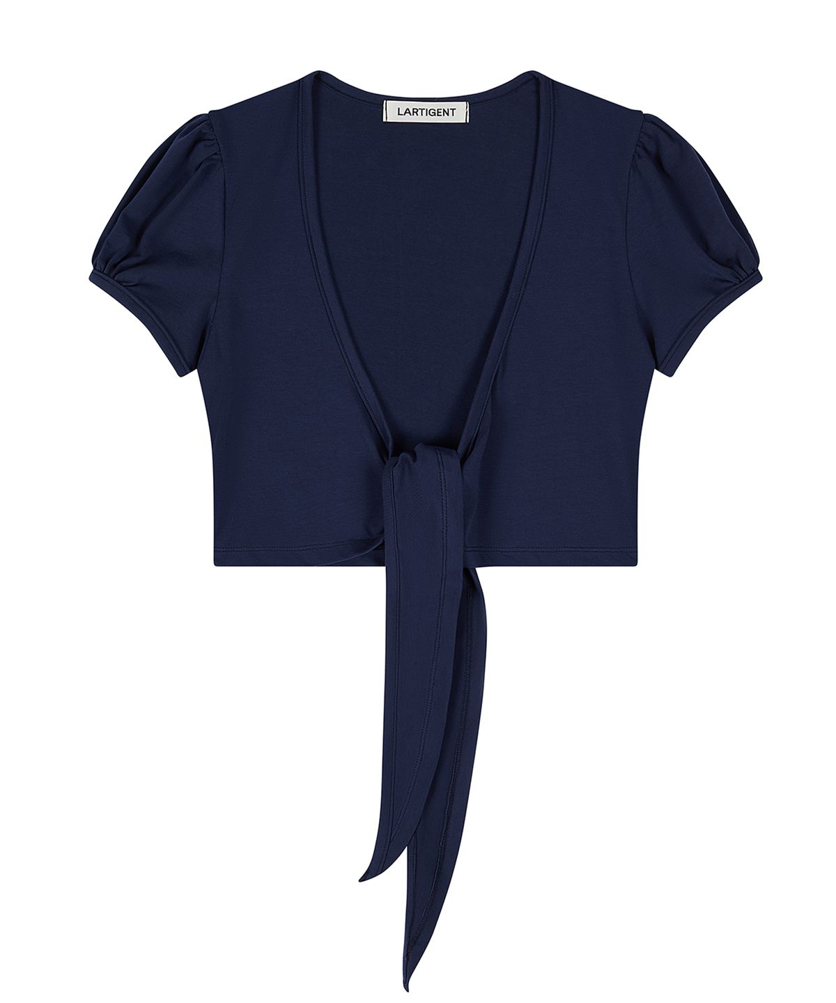 라티젠(LARTIGENT) L26 PUFF BOLERO CARDIGAN(NAVY)
