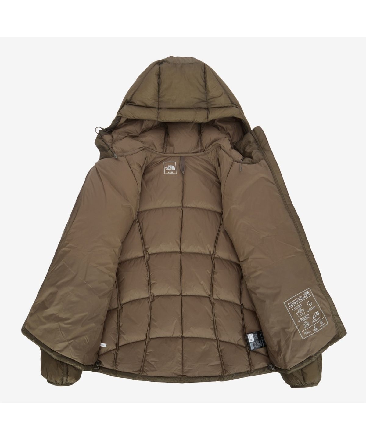 노스페이스(THE NORTH FACE) NJ1DS61C 남성 라이트 팩 다운 자켓 DEEP_TAUPE