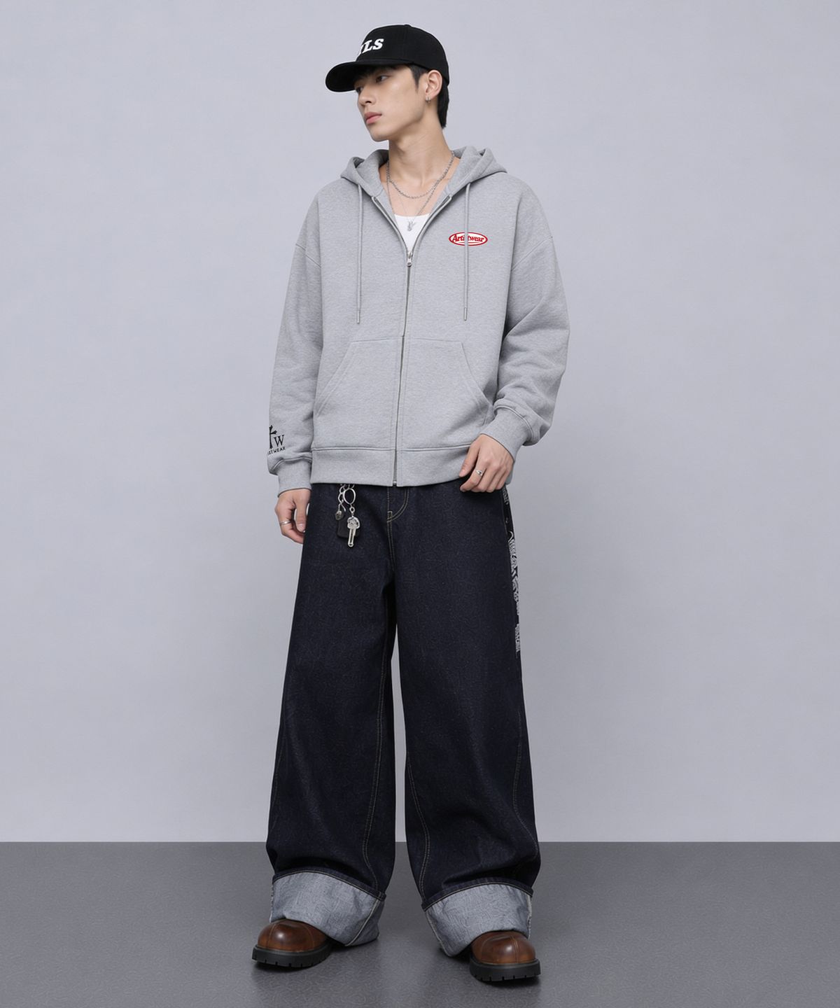 아티스트웨어(ARTISTWEAR) 블랙본클럽 후드집업 - 2COLOR