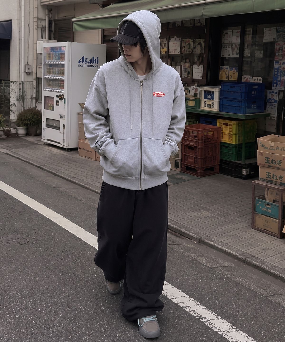 아티스트웨어(ARTISTWEAR) 블랙본클럽 후드집업 - 2COLOR