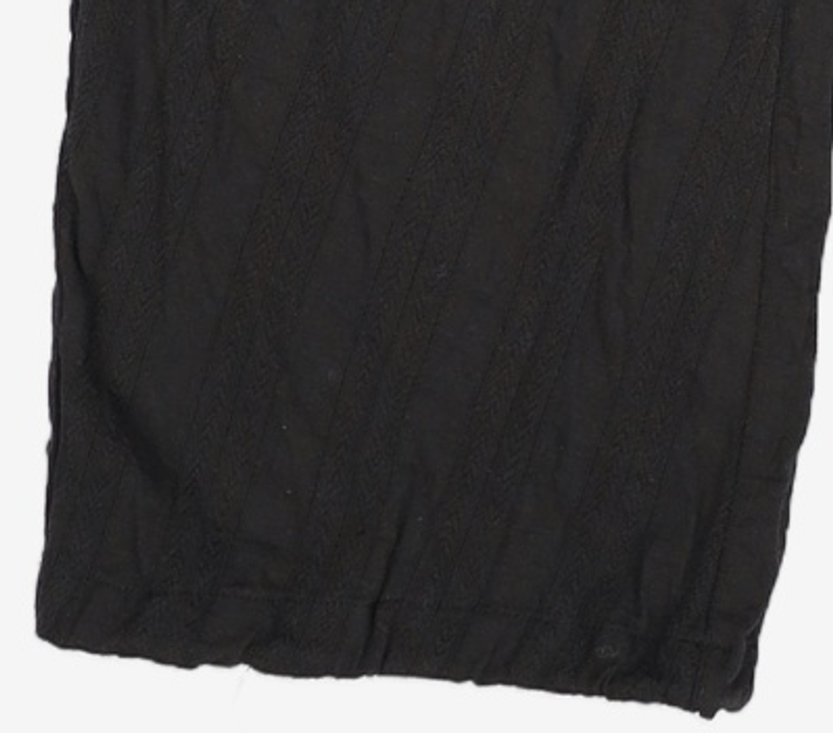 쓰리투에이티(THREE TO EIGHTY) LACE ROLLED CARGO PANTS BLACK OS