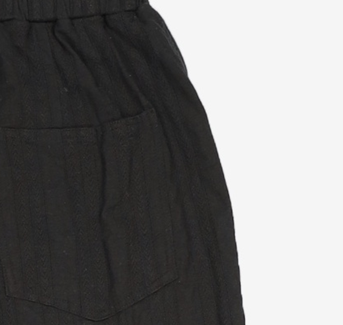 쓰리투에이티(THREE TO EIGHTY) LACE ROLLED CARGO PANTS BLACK OS