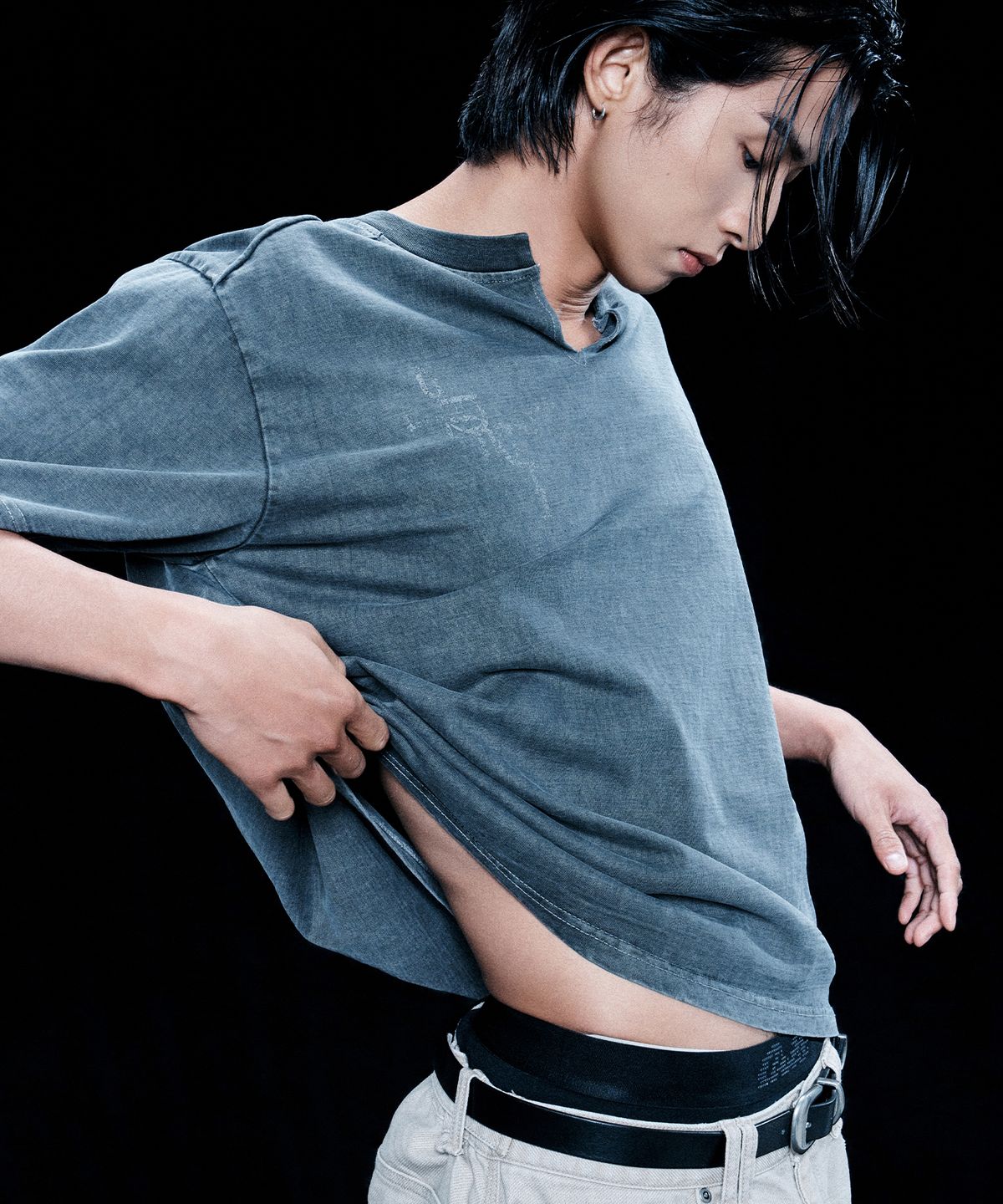 엔드릭스(EDLIX) Erode Washed T-Shirt (Charcoal)