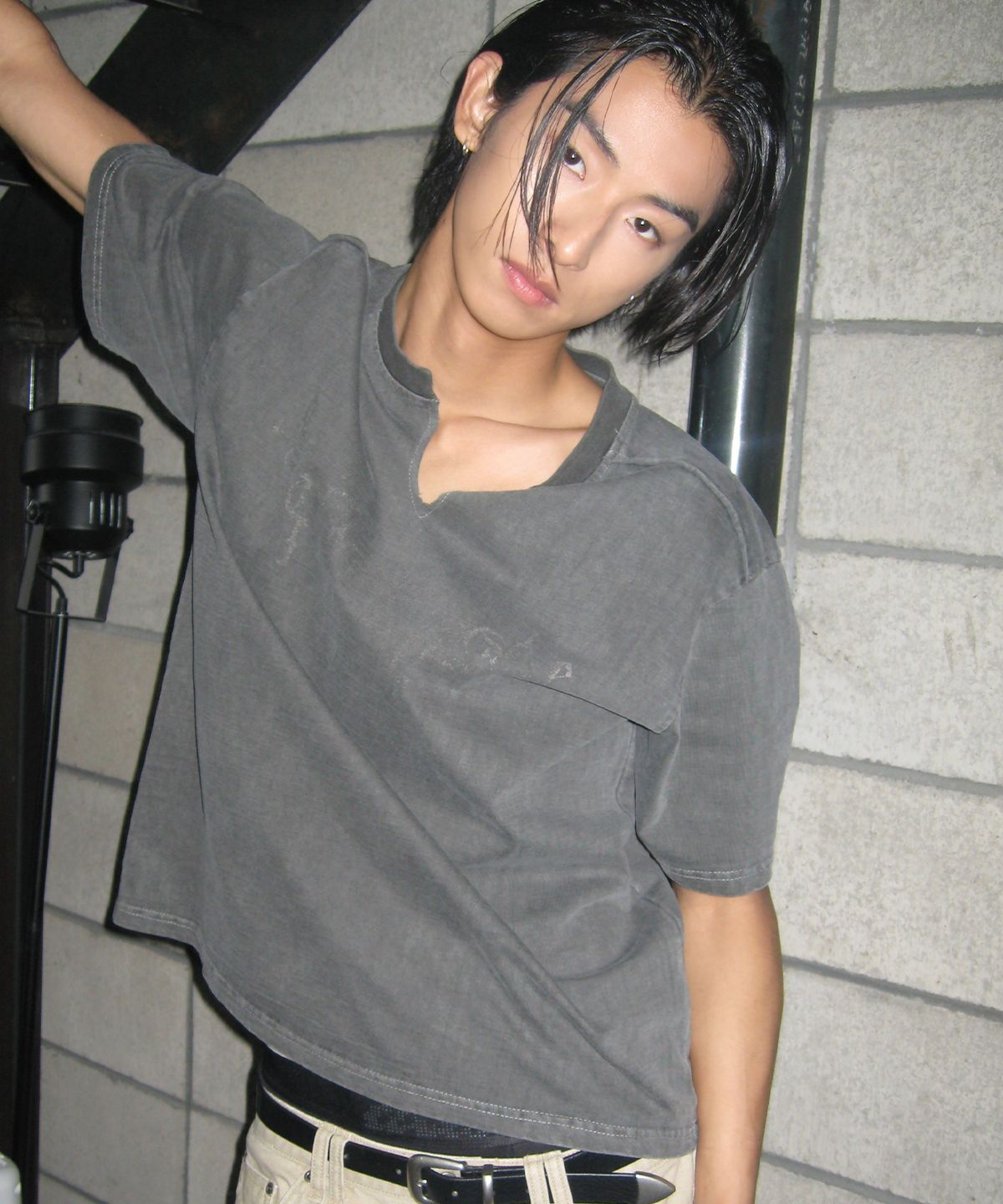 엔드릭스(EDLIX) Erode Washed T-Shirt (Charcoal)