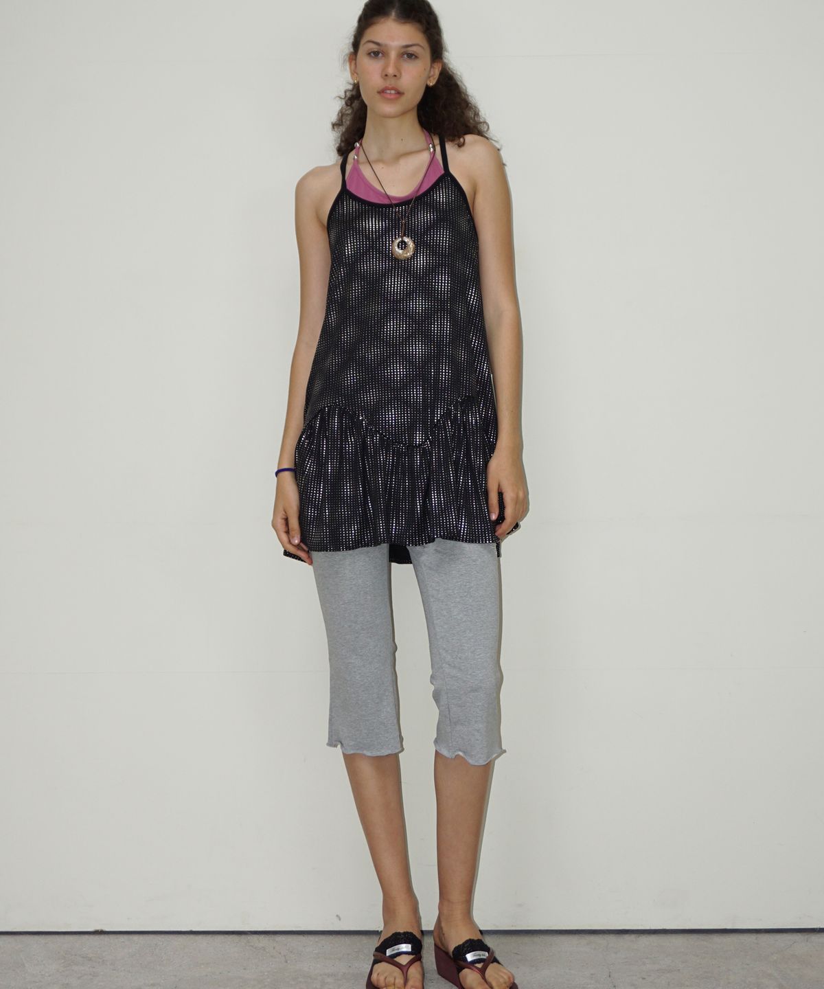 떨스티클럽(THIRSTYCLUB) Glitter mini dress - Black