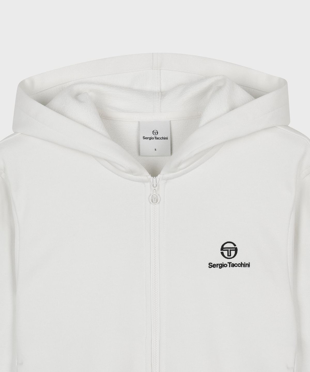 세르지오 타키니(SERGIO TACCHINI) W 버터쭈리 후드 집업 (Ivory)