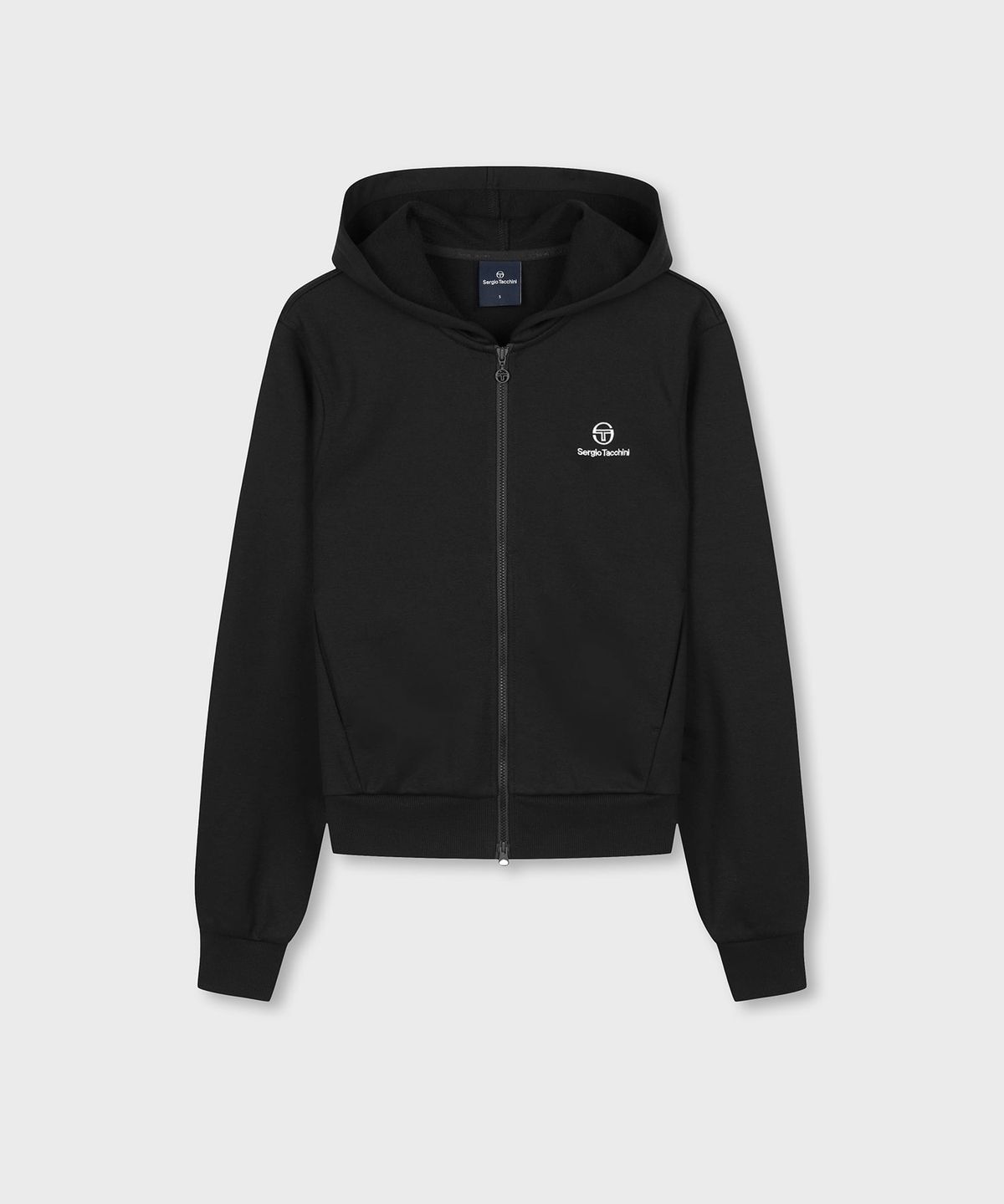 세르지오 타키니(SERGIO TACCHINI) W 버터쭈리 후드 집업 (Black)