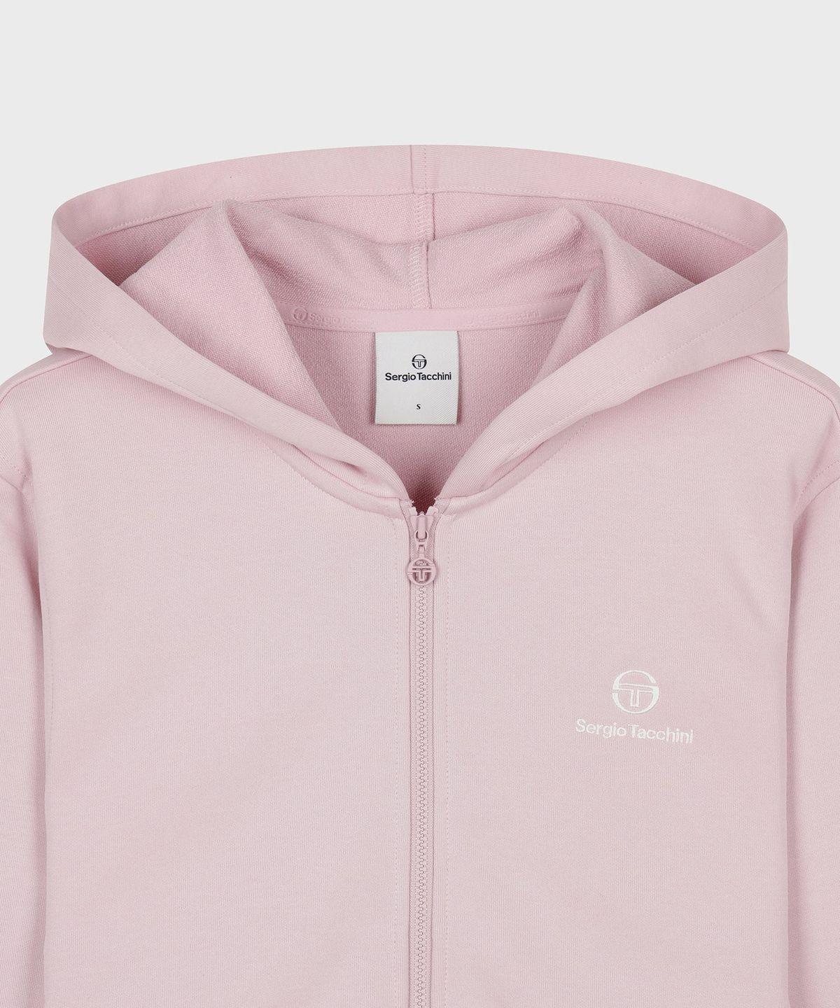 세르지오 타키니(SERGIO TACCHINI) W 버터쭈리 후드 집업 (L.Pink)