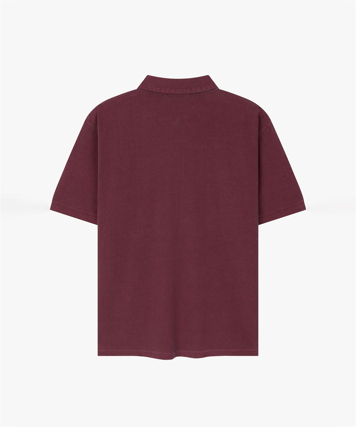 엔드릭스(EDLIX) Crest Washed PK T-Shirts (Burgundy)