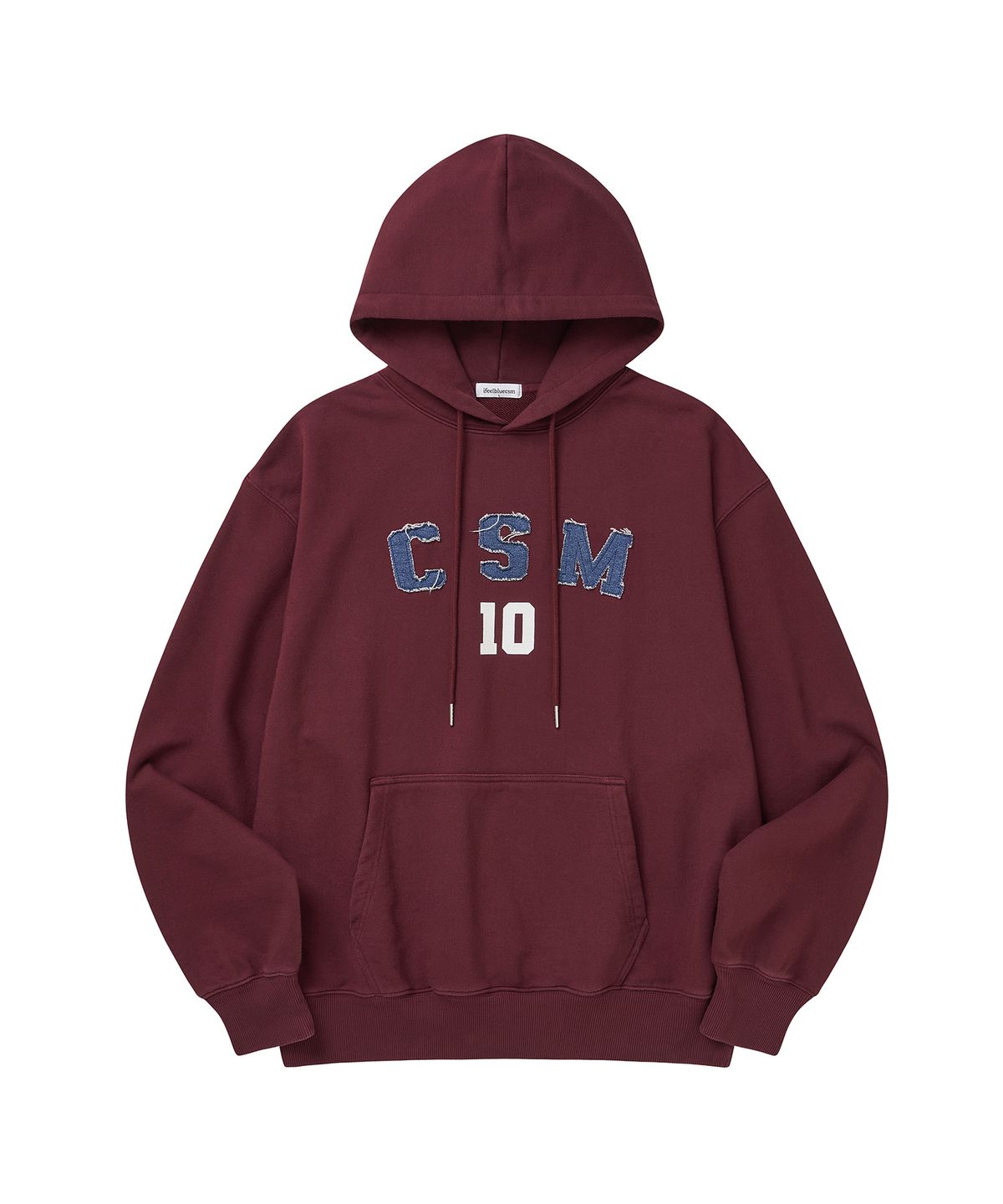 아이필블루씨에스엠(IFEELBLUECSM) CSM Denim Patch Hoodie [4color]