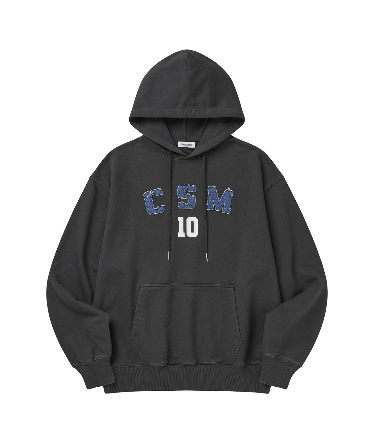 아이필블루씨에스엠(IFEELBLUECSM) CSM Denim Patch Hoodie [4color]