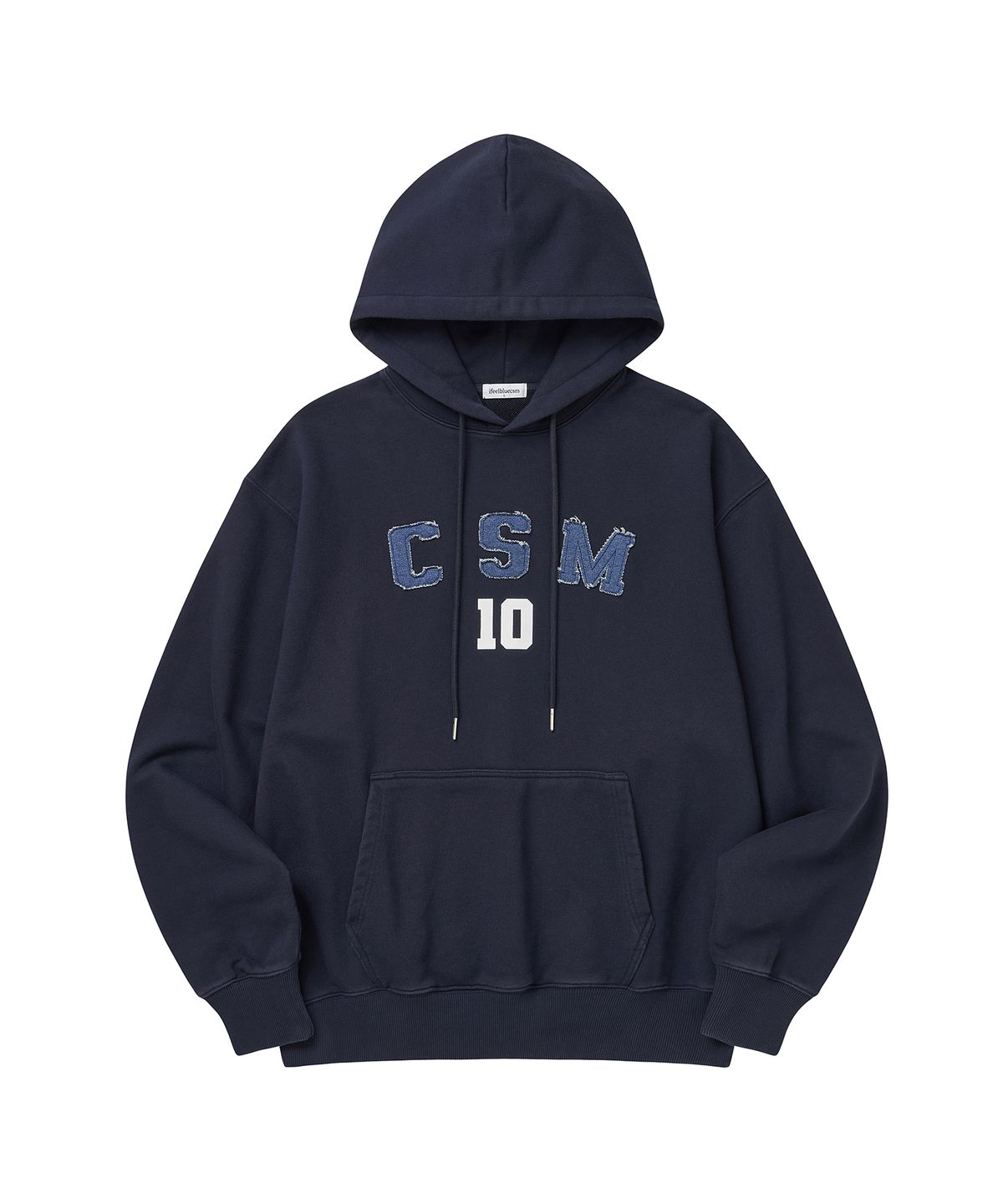 아이필블루씨에스엠(IFEELBLUECSM) CSM Denim Patch Hoodie [4color]