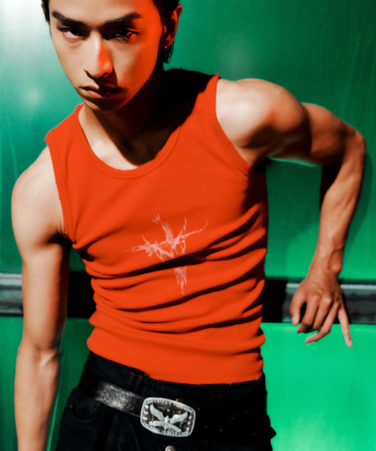 엔드릭스(EDLIX) Streak Sleeveless (Red)