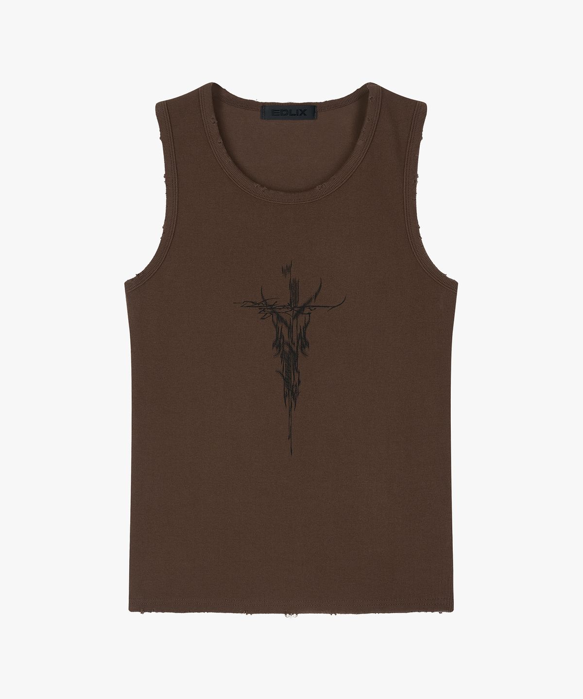 엔드릭스(EDLIX) Streak Sleeveless (Brown)