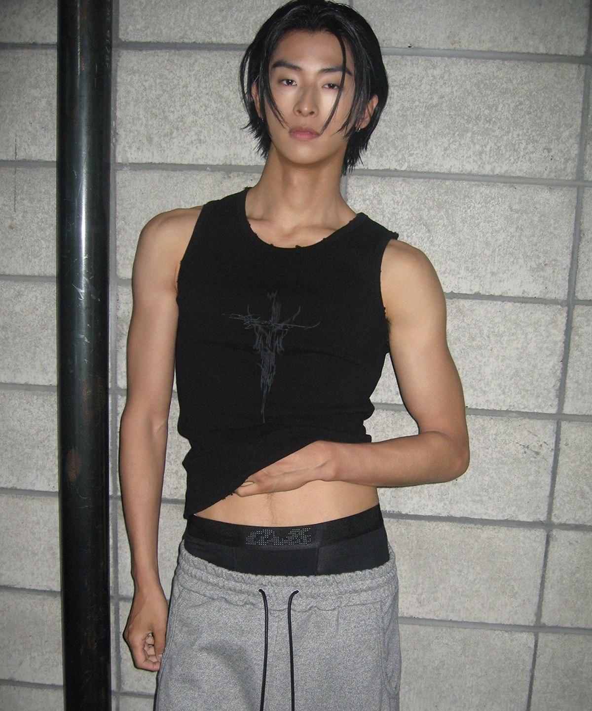 엔드릭스(EDLIX) Streak Sleeveless (Black)