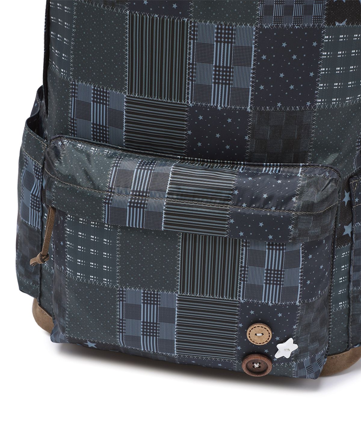 카비시(CAVISH) PATCHWORK BACKPACK BLACK(CV2GFUAB42A)