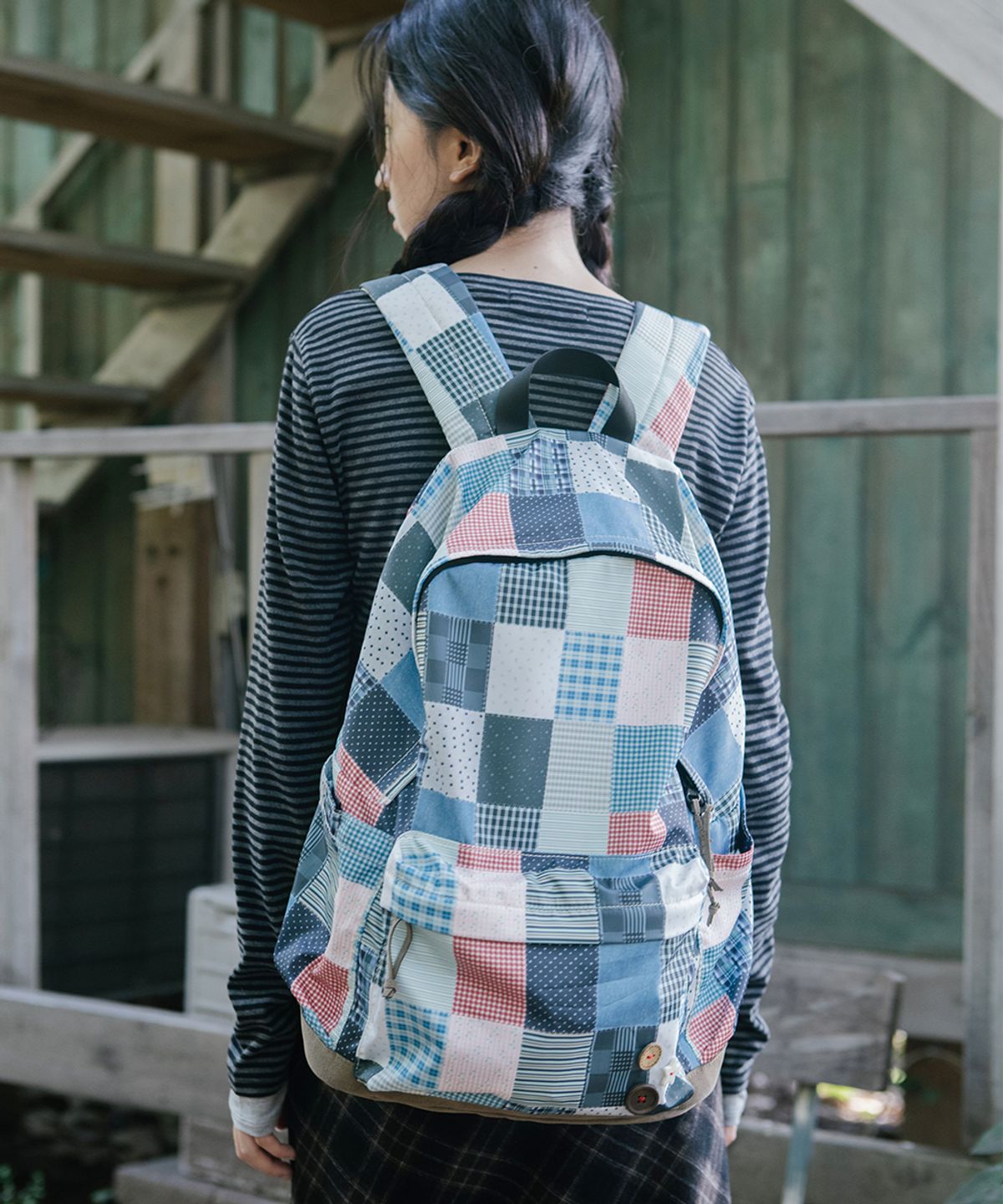 카비시(CAVISH) PATCHWORK BACKPACK MULTI(CV2GFUAB42A)