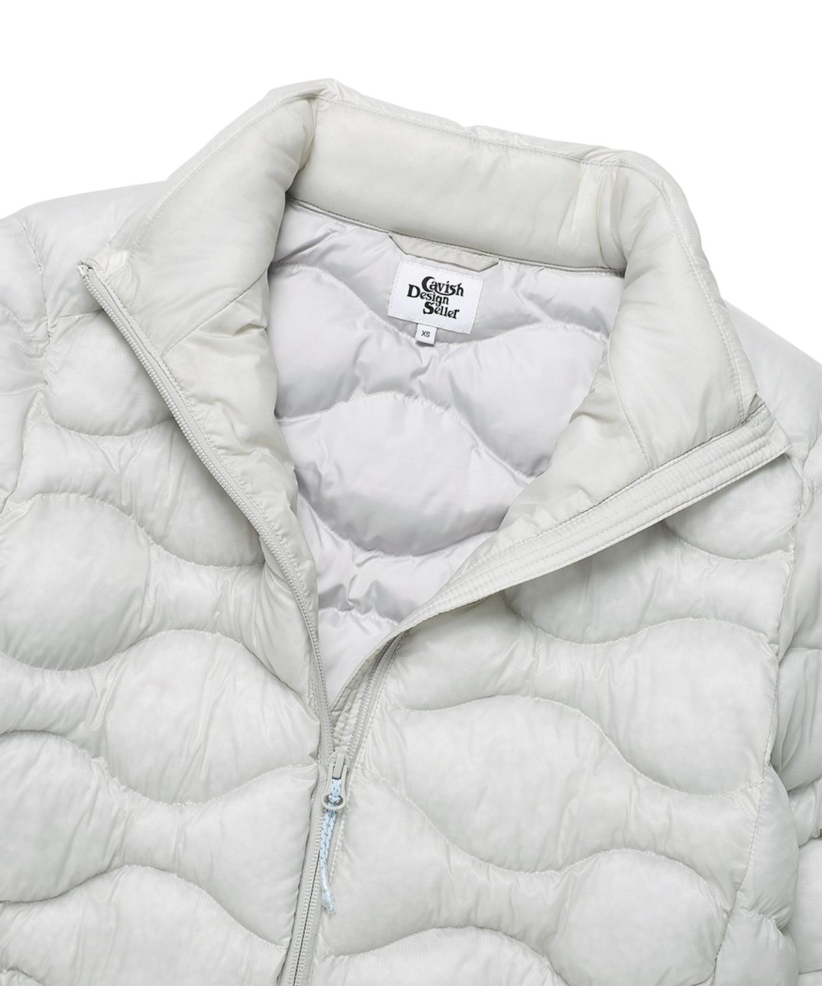 카비시(CAVISH) SOFT AIR HIGH-NECK PADDED JACKET GREY(CV2GFUB902A)