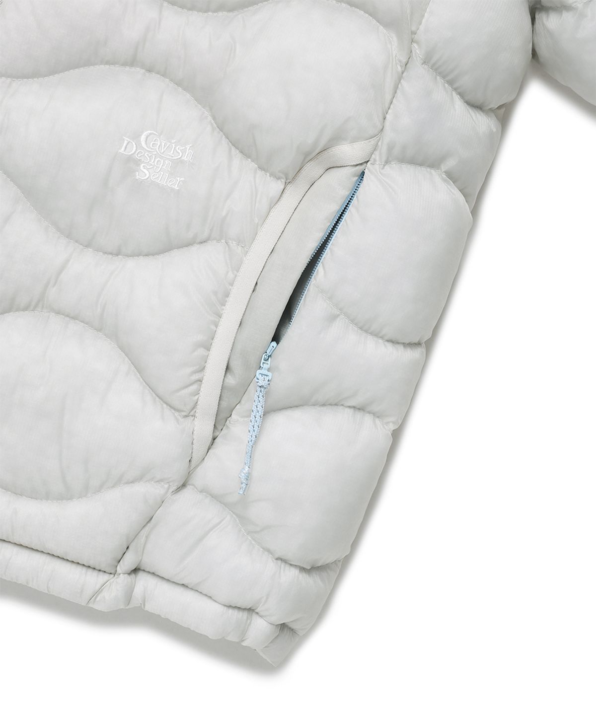 카비시(CAVISH) SOFT AIR HIGH-NECK PADDED JACKET GREY(CV2GFUB902A)