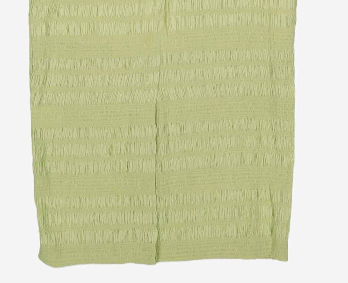 비뮤즈맨션(BEMUSE MANSION) Crinkle one-piece - Pea green FREE