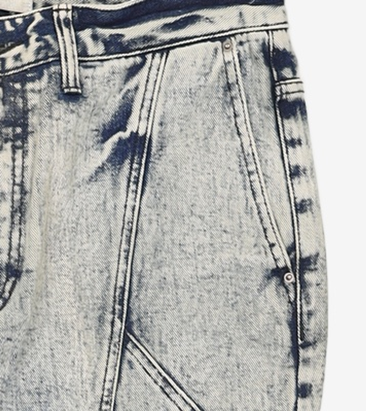 메종미네드(MAISON MINED) MOLAR FOX DENIM PANTS G/BLUE 50