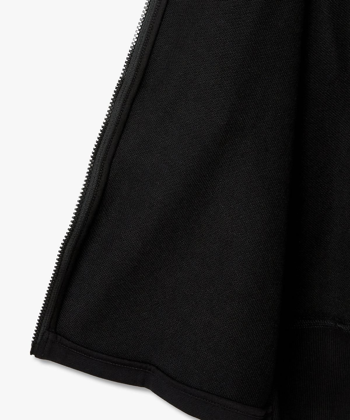 아르마니 익스체인지(ARMANI EXCHANGE) 여성 글리터 로고 후드 집업 _블랙_A426131501