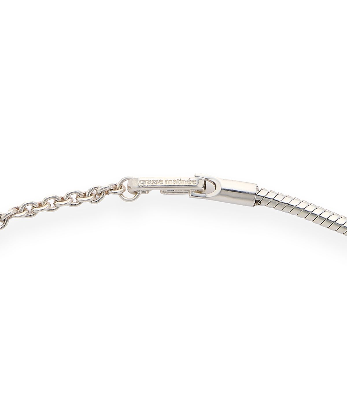 그라스마티네(GRASSE MATINEE) Pipe Layeard Chain Bracelet