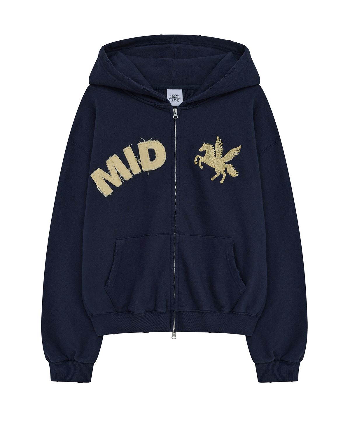 미드나잇 무브(MIDNIGHT MOVE) mid horse zip up (navy)
