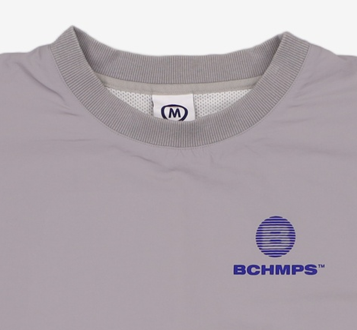 본챔스(BORN CHAMPS) BC 스크린 바람막이 맨투맨 CESCMMT02GY M
