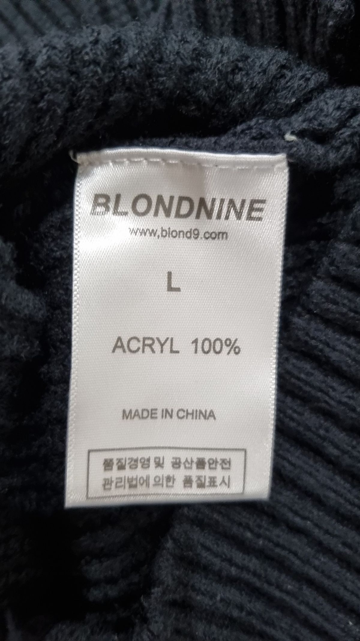 블론드나인(BLOND9) 니트/스웨터 L