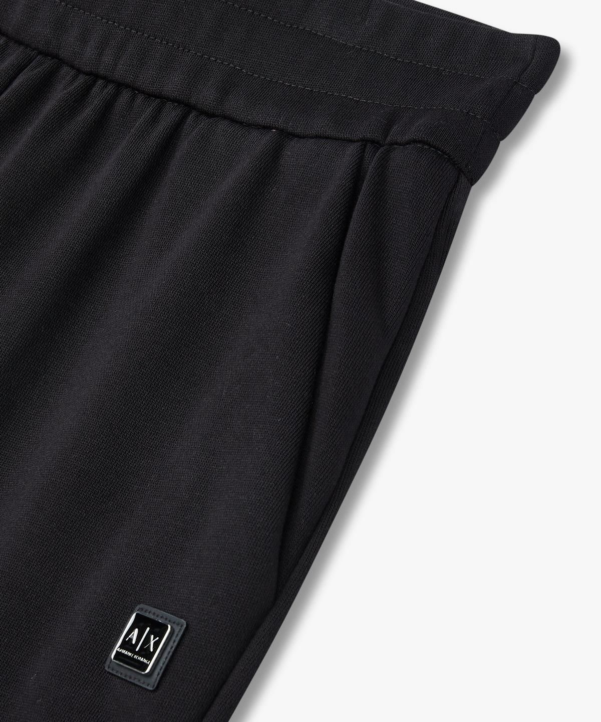 아르마니 익스체인지(ARMANI EXCHANGE) 여성 코튼 블렌드 조거 팬츠 _블랙_A425141500