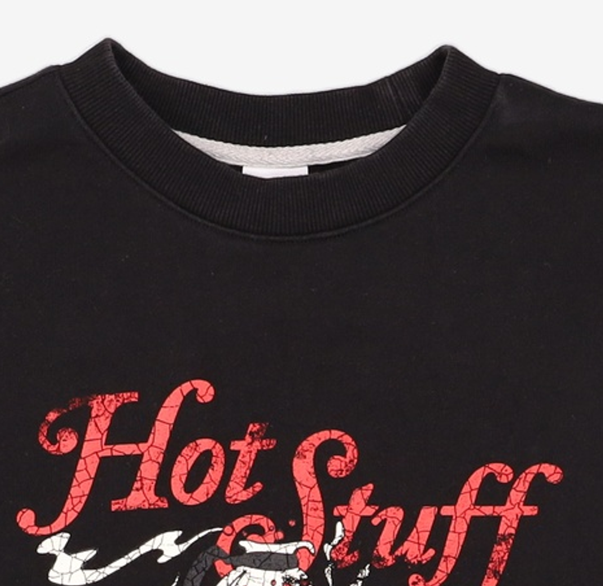 오아이오아이 컬렉션(OIOI COLLECTION) HOT STUFF SWEATSHIRTS [BLACK] M