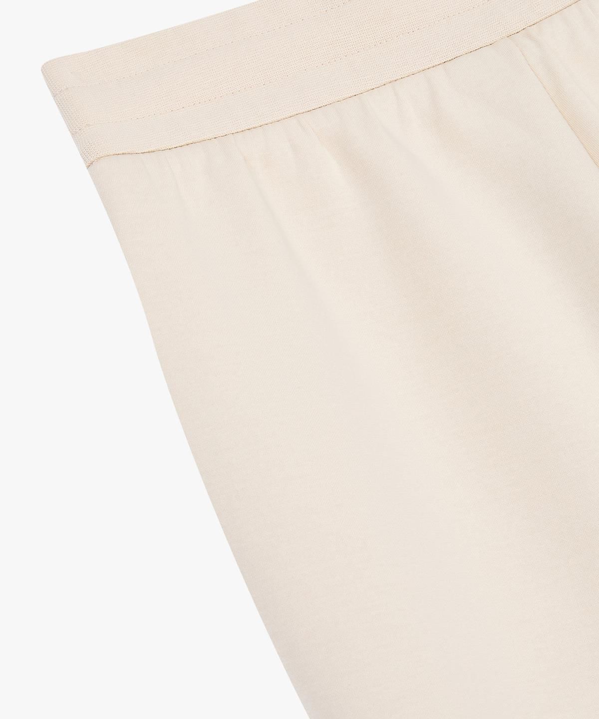 아르마니 익스체인지(ARMANI EXCHANGE) 여성 자수 로고 스트레치 조거 팬츠 _베이지_A425141513