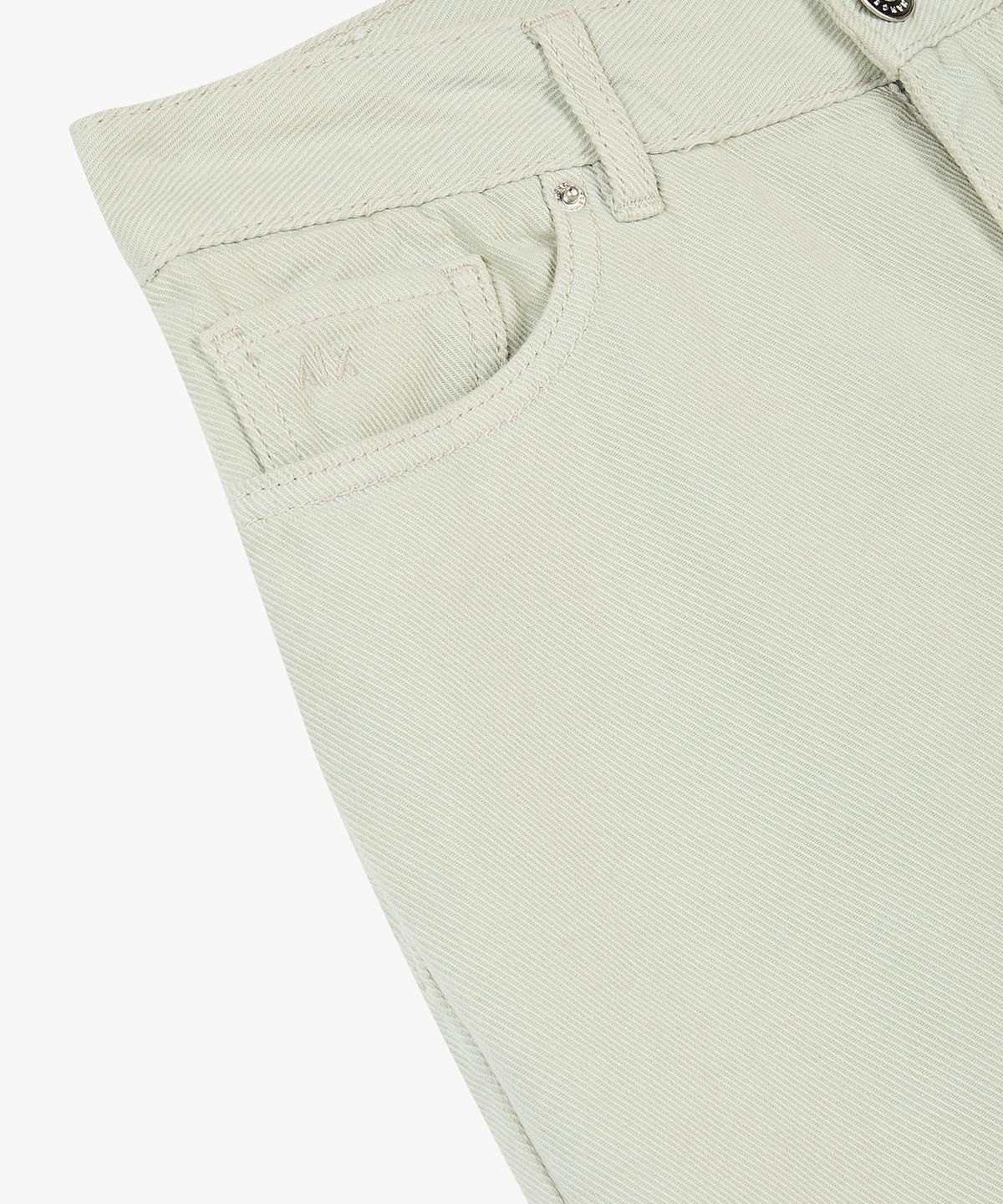아르마니 익스체인지(ARMANI EXCHANGE) 여성 보이프렌드 크롭트 미드라이즈 진 _라이트 그린_A426140501